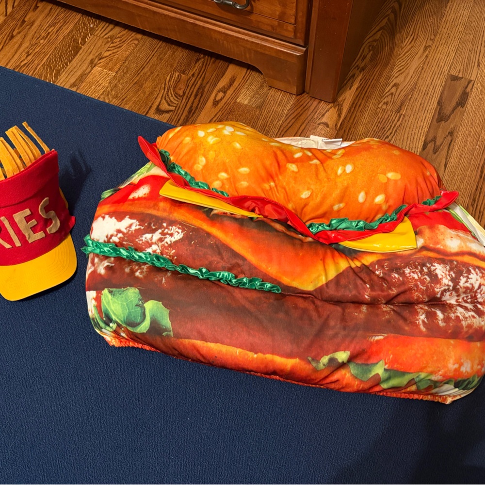 Cheeseburger and Fries Halloween Costume